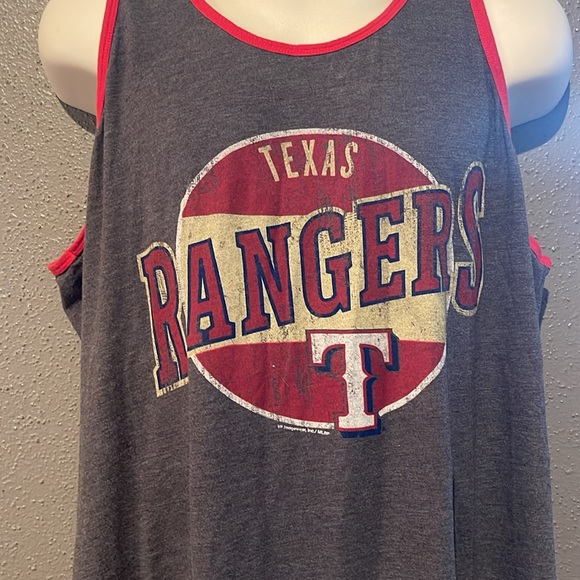 MLB Distressed Texas Rangers Tank - Picture 2 of 5